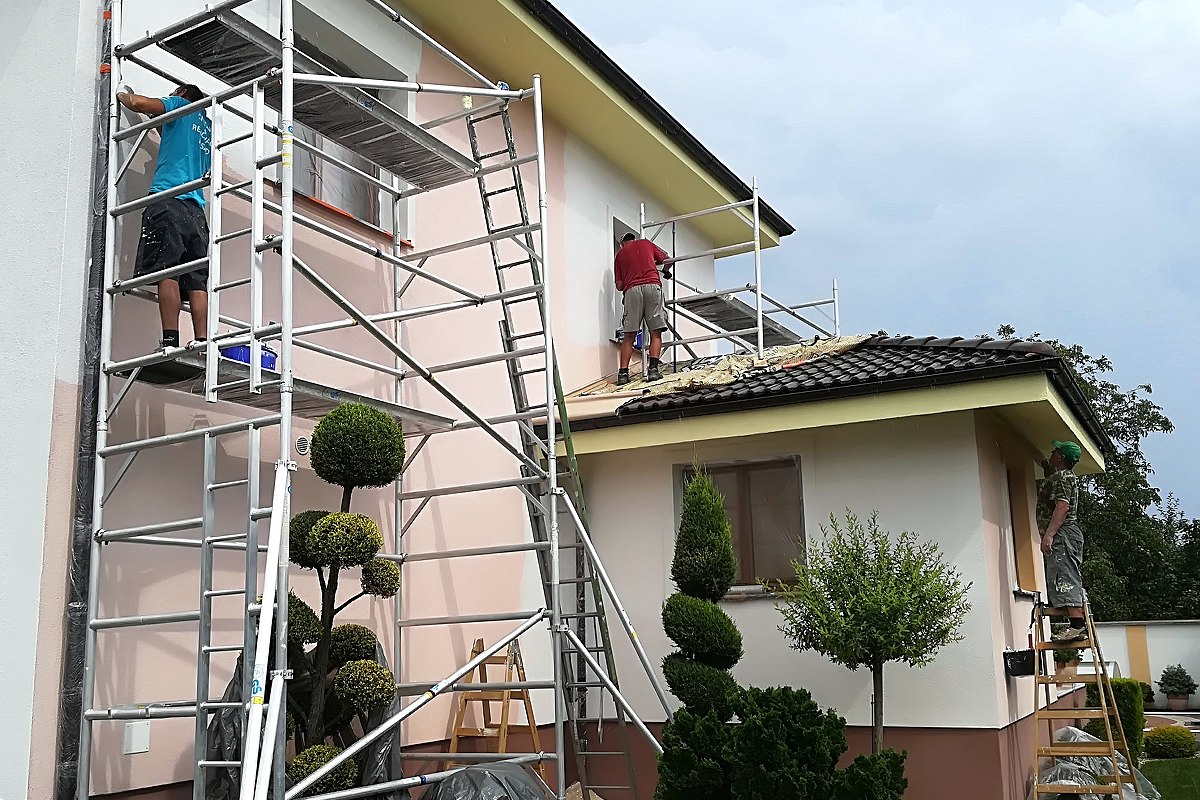 Profesionálne renovácia a maľovanie fasády rodinného domu | pemtrade.sk